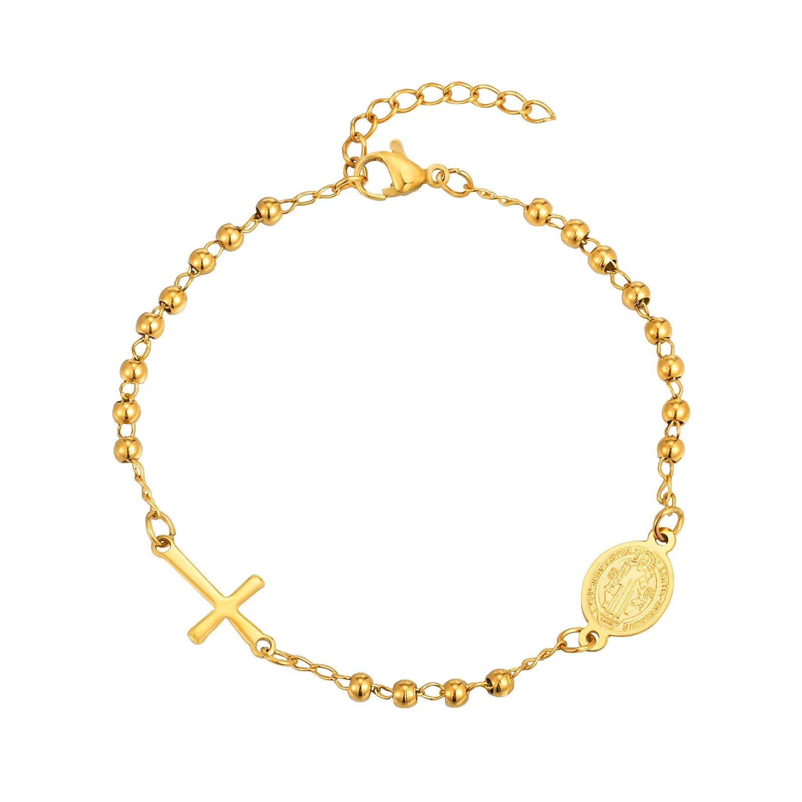 ESTHER Virgin Mary Cross Bracelet