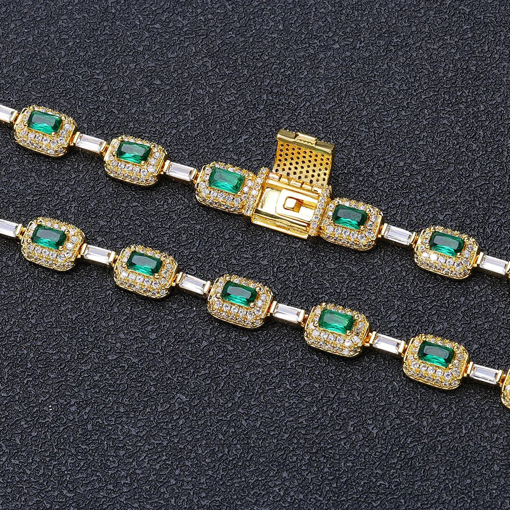 VERDA Iced Emerald Zircon Bracelet