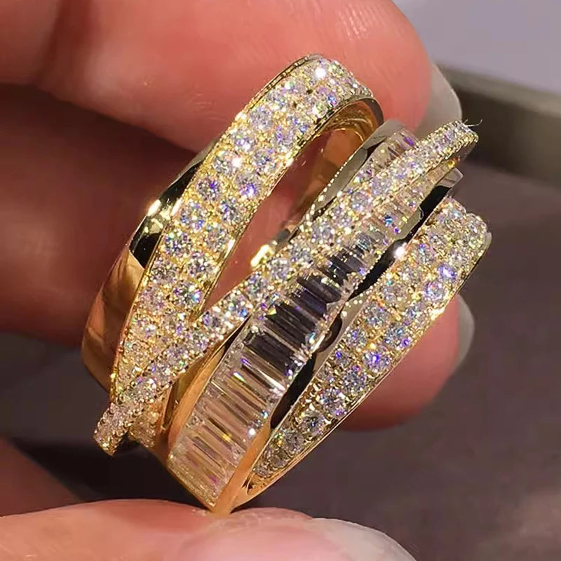 SANIA Full Sparkle Zircon Ring