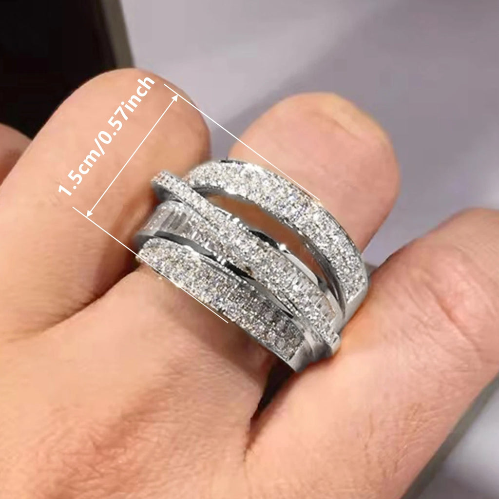 SANIA Full Sparkle Zircon Ring