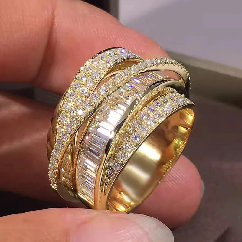 SANIA Full Sparkle Zircon Ring