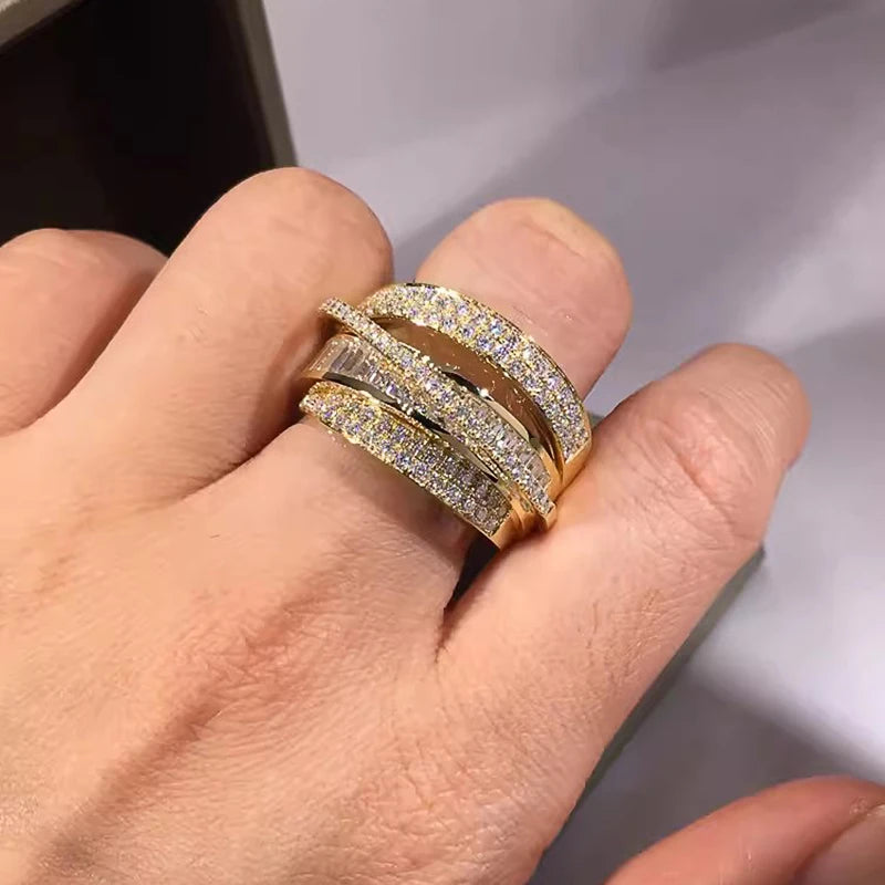 SANIA Full Sparkle Zircon Ring