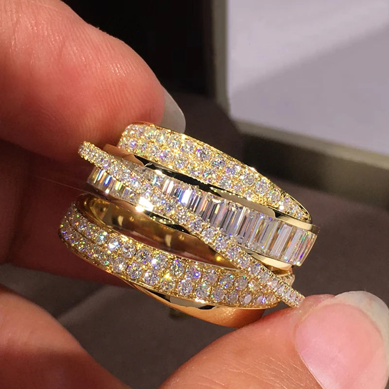 SANIA Full Sparkle Zircon Ring