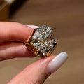 ANAHÉ Glossy Droplet Diamond Ring