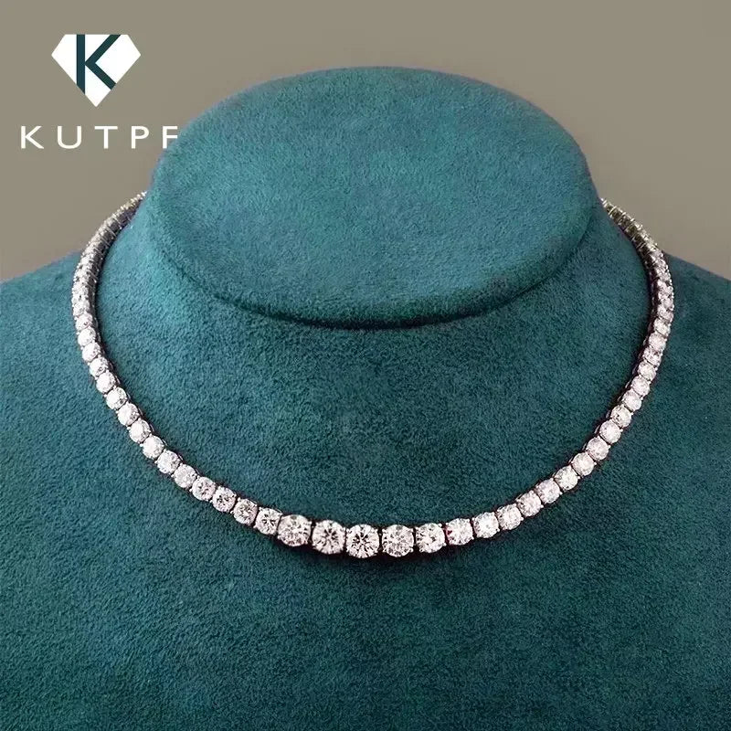 RIVIERA Moissanite Tennis Necklace
