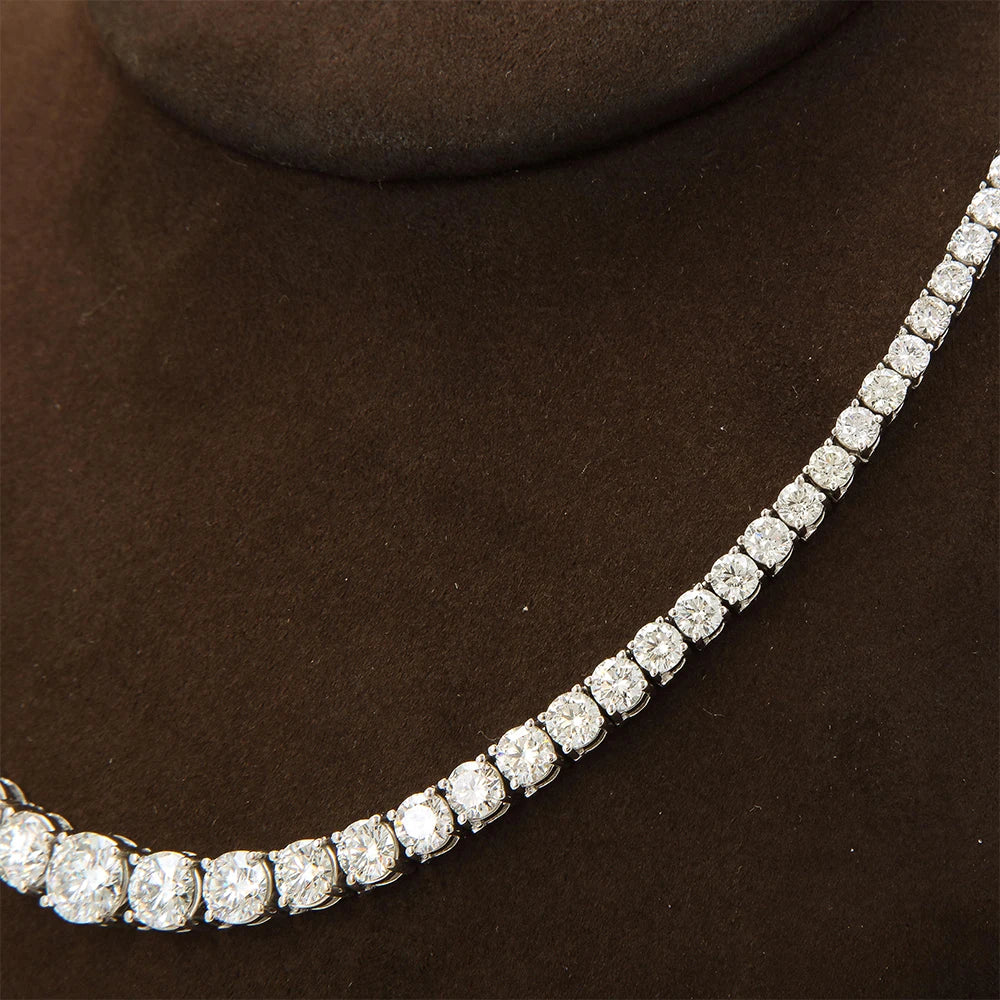 RIVIERA Moissanite Tennis Necklace