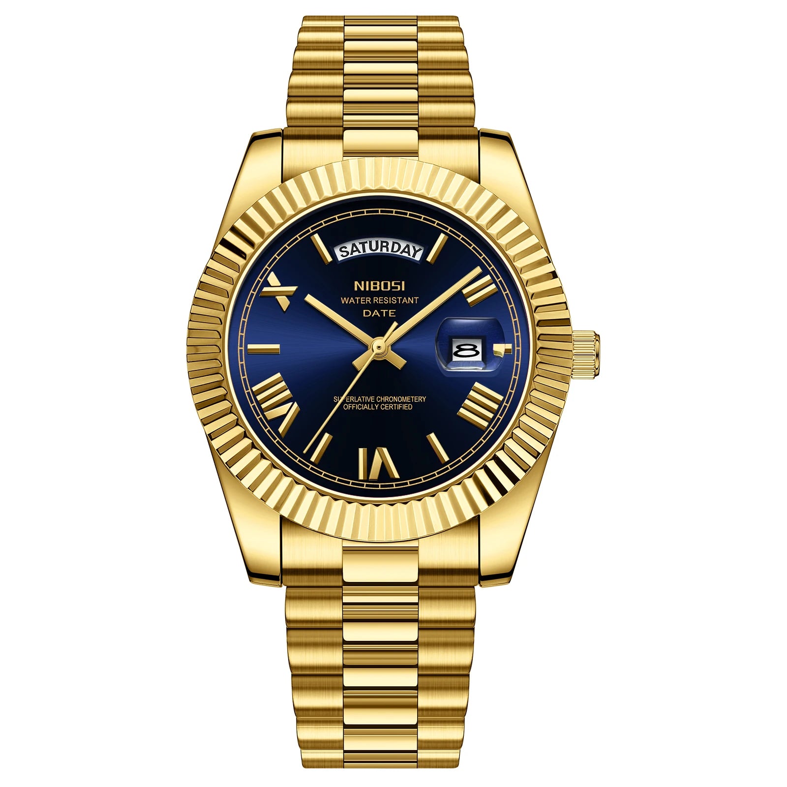 KAIRO II Gold Steel Watch