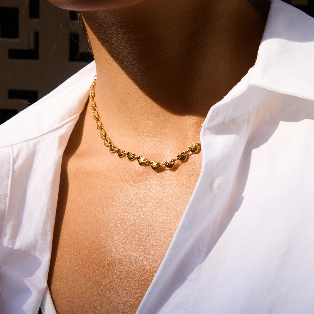 ANAYA Heart Buckle Necklace
