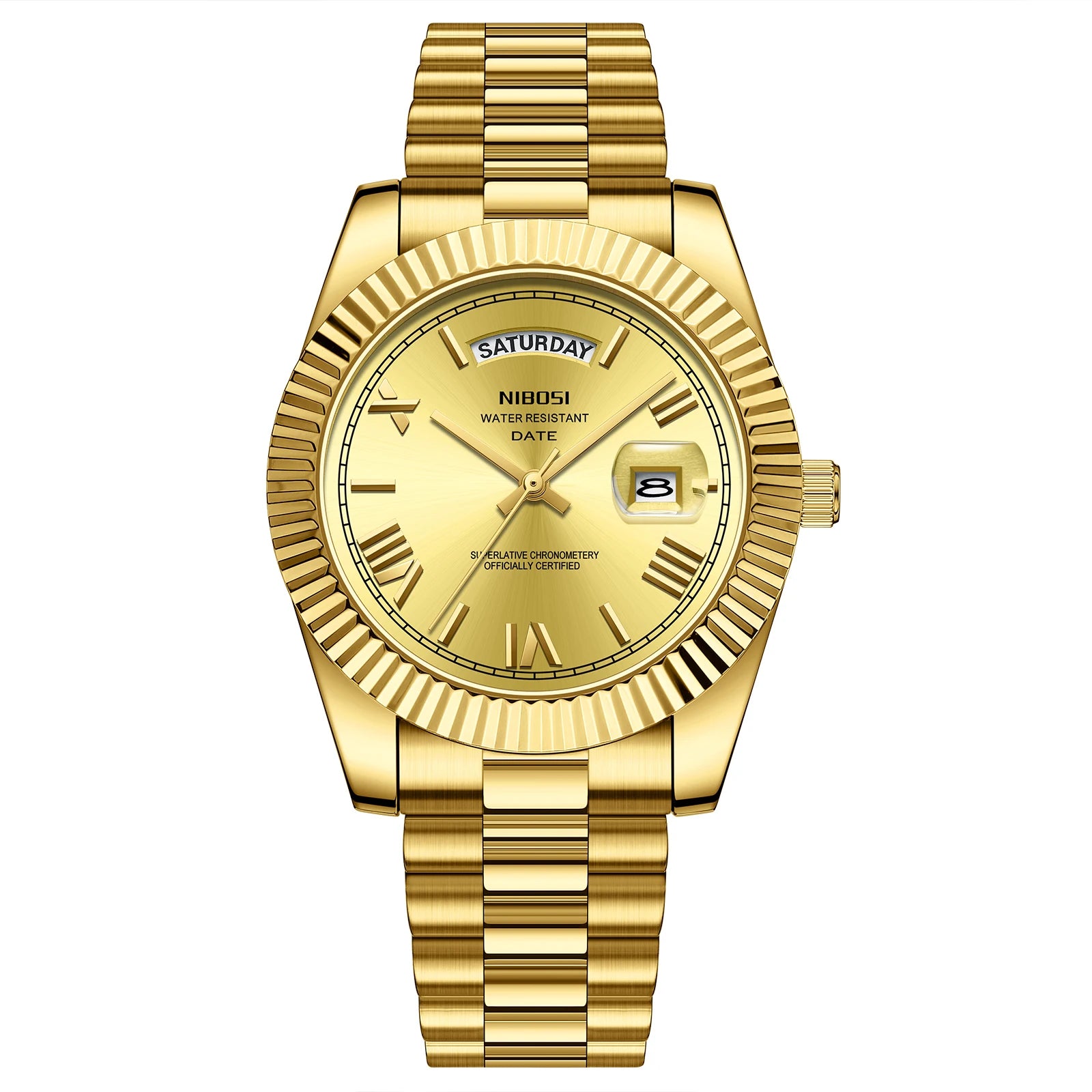 KAIRO II Gold Steel Watch