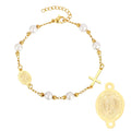 ESTHER Virgin Mary Cross Bracelet