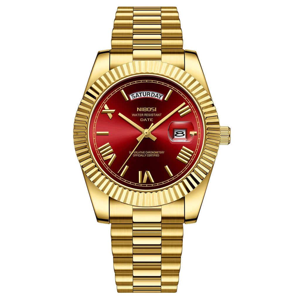 KAIRO II Gold Steel Watch
