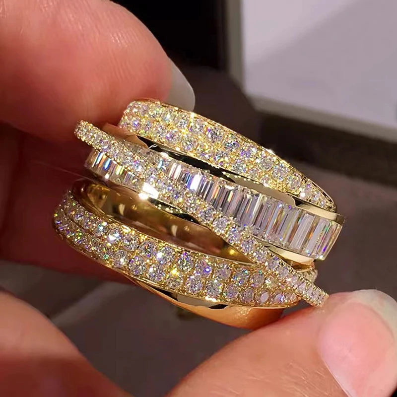 SANIA Full Sparkle Zircon Ring