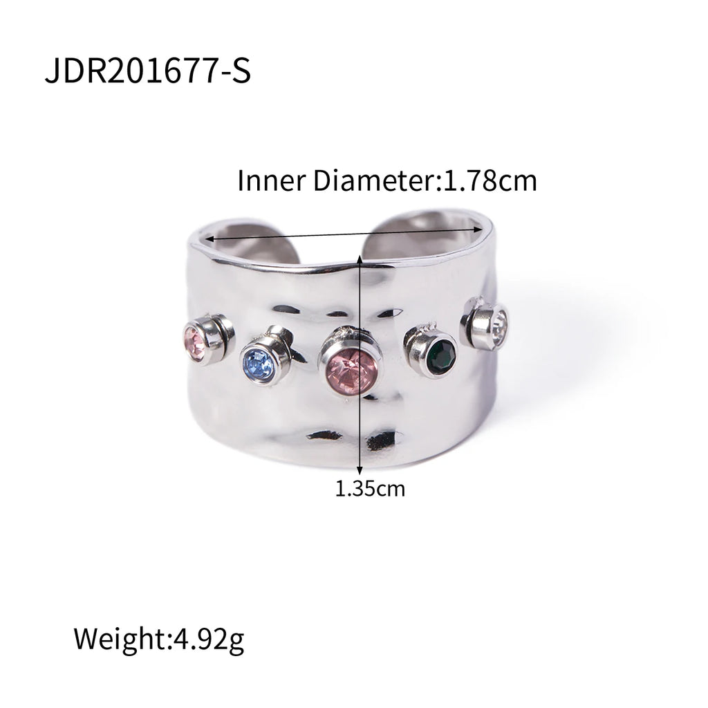 MOÉA Colorful Zircon Ring