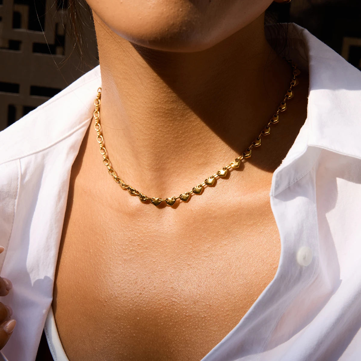 ANAYA Heart Buckle Necklace