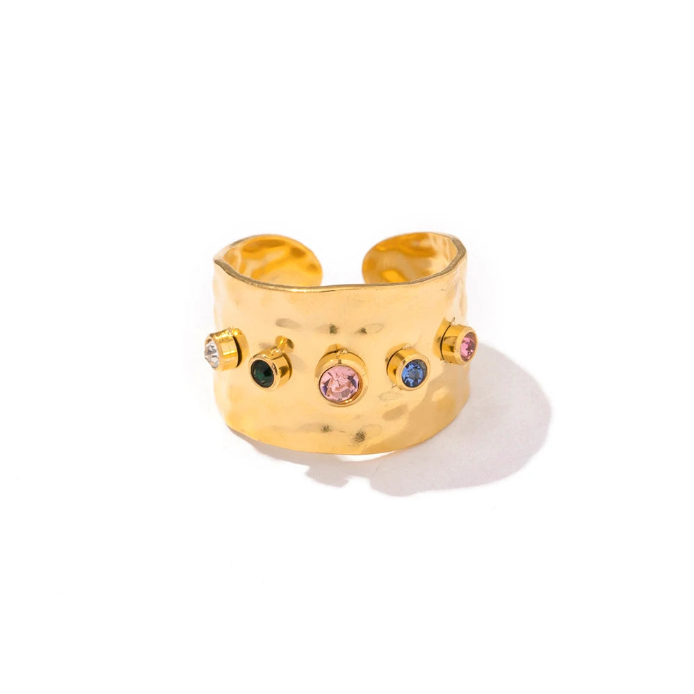 MOÉA Colorful Zircon Ring