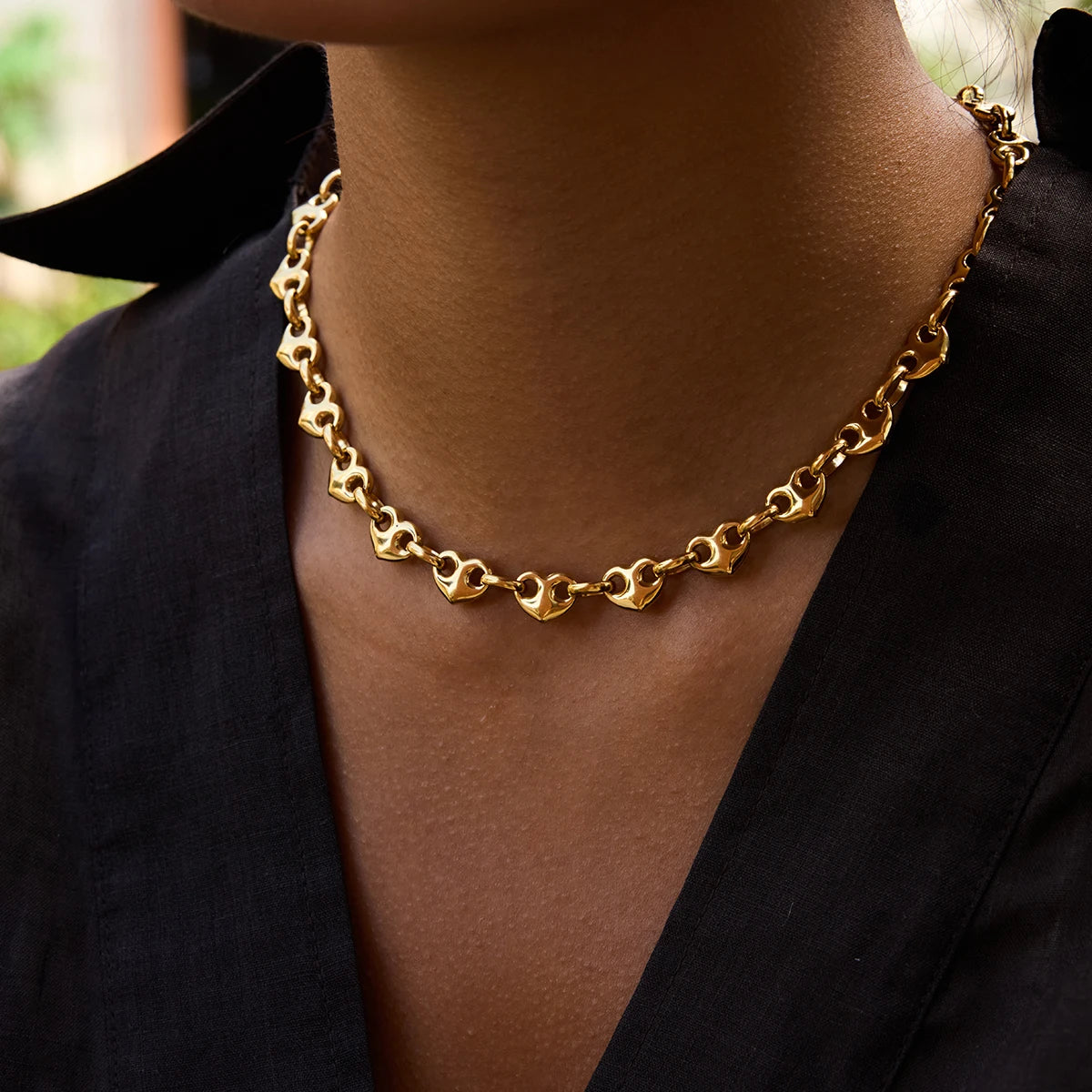 ANAYA Heart Buckle Necklace