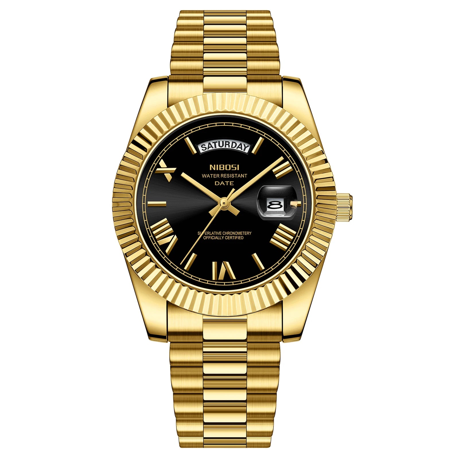 KAIRO II Gold Steel Watch