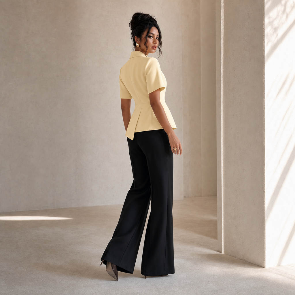 The Sorelle Sculpted Wrap Blazer