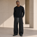 The Auremont Wide-Leg Cargo Trousers