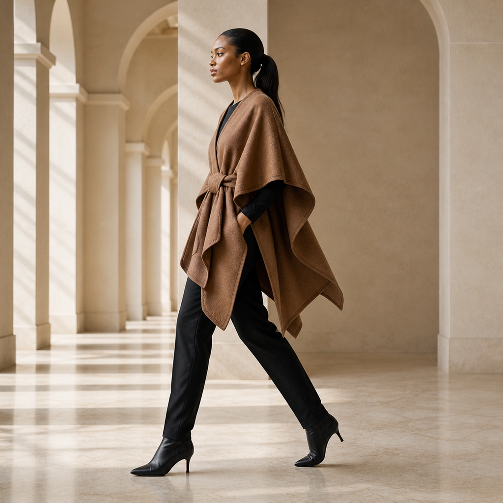 The Elowen Double-Sided Poncho