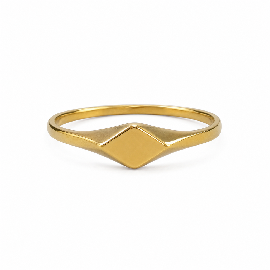 The Aurelian Rhombus Signet Ring