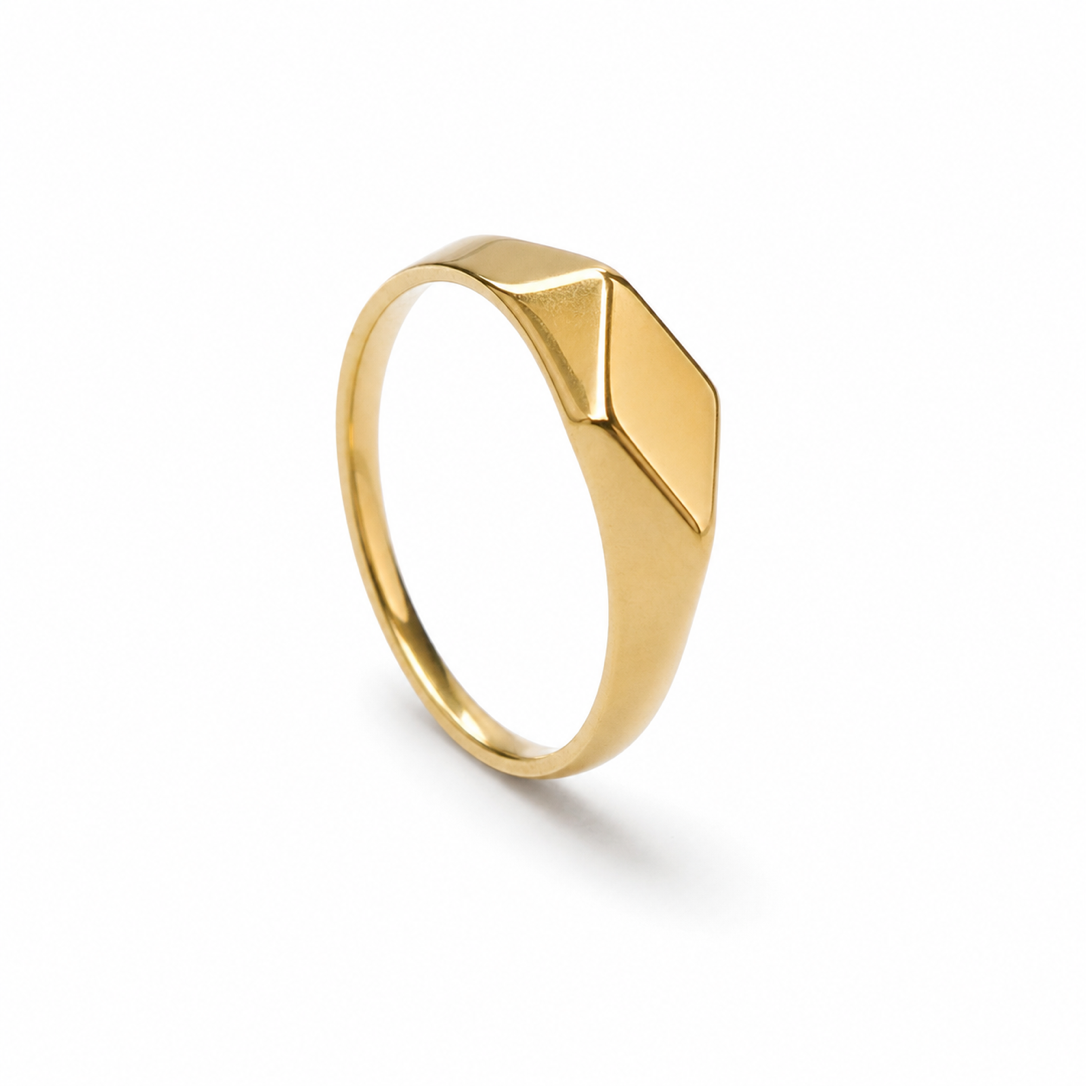 The Aurelian Rhombus Signet Ring