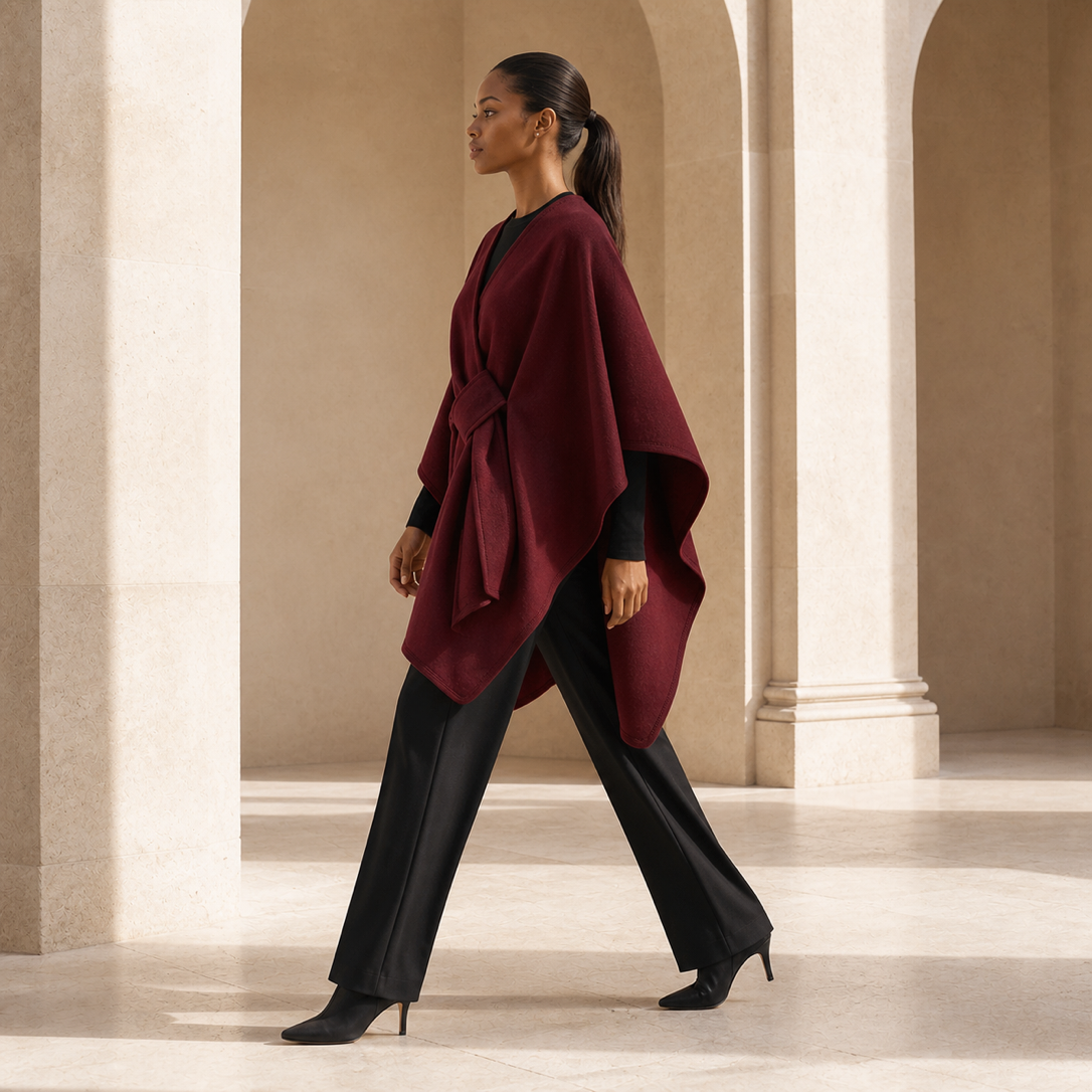 The Elowen Double-Sided Poncho