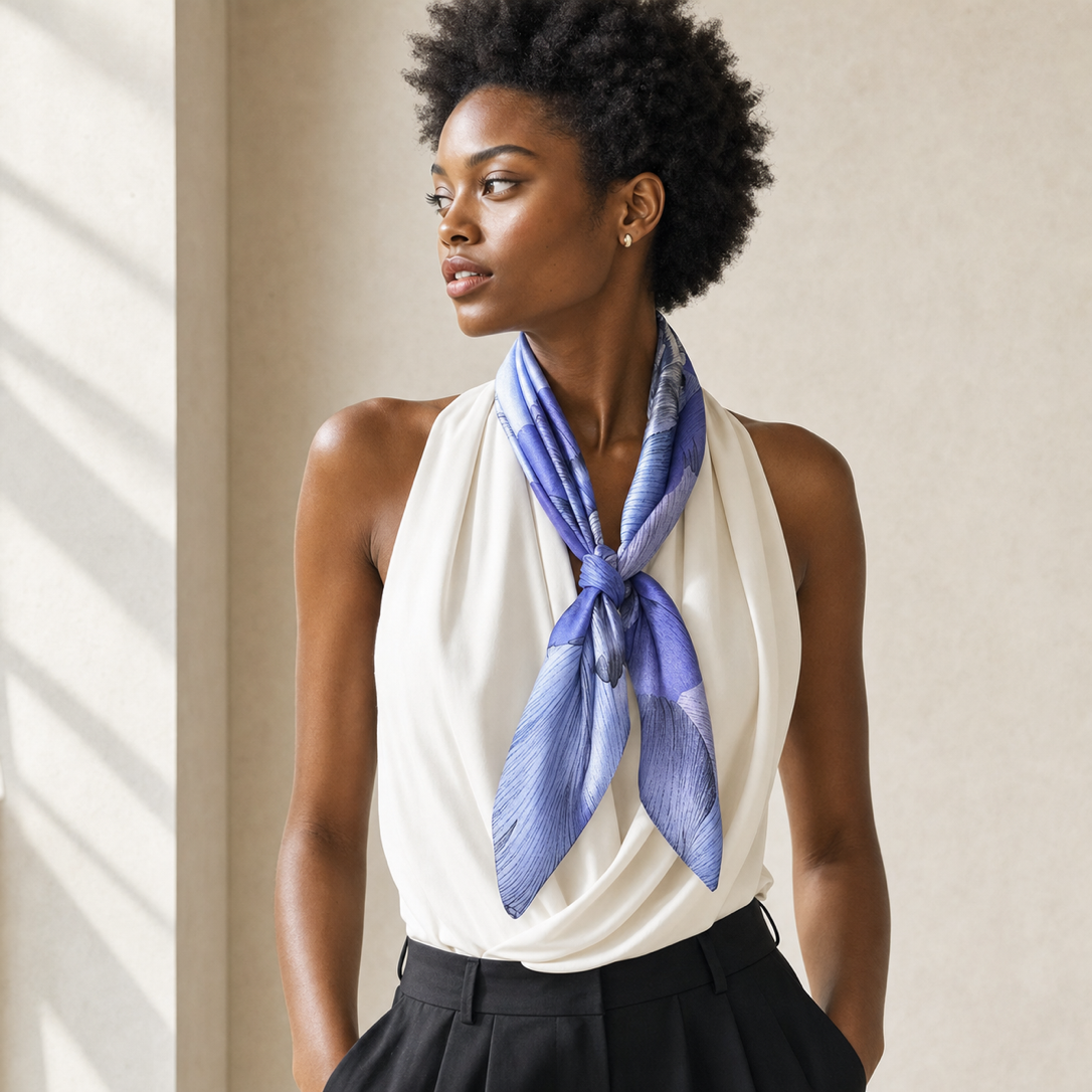 The Seraphine Silk Scarf